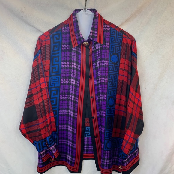 Beautiful Vintage Versace Silk Shirt - Picture 1 of 12